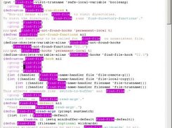Loccur mode turned on for the "find-file" word
