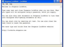 LockNote 1.0: first impression.