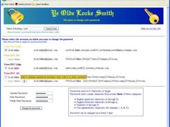 1. Main screen - select users, supply passwords