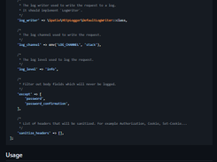 Log HTTP requests Screenshot 1
