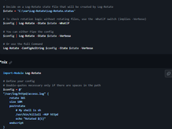 Log Rotate Screenshot 1