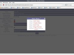 main menu