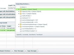 Instance inspector integrated with the debug console