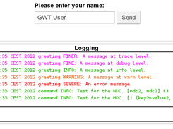 log4j-gwt forwarding messages to the widget appender