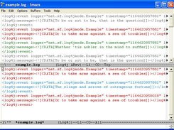 Filtering multi-line log records