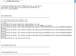Mail app showing a logdigest report