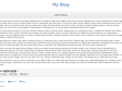 Default blog template