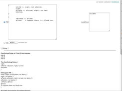 Debugging two knowledge bases