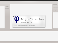 SplashScreen at the start of LogicCalculus in Linux [1.1.1]