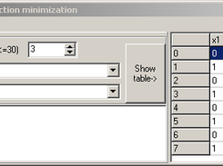 Logic function minimization Screenshot 1