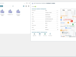 Multi-Invoicing Company: Create multiple companies and bill your customers based on their location.