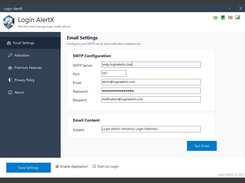 Email Settings