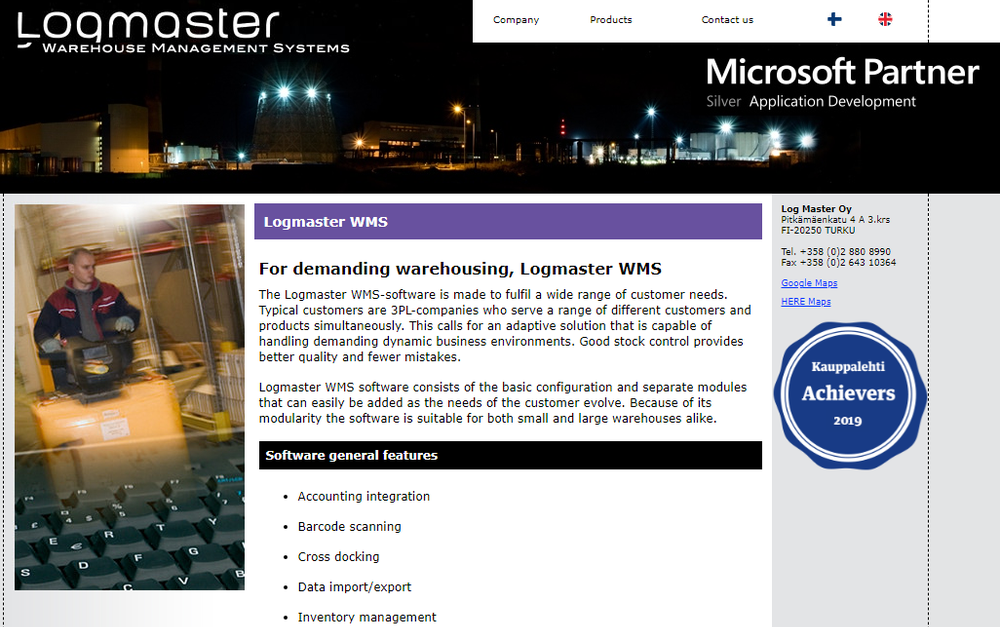Logmaster WMS Screenshot 1