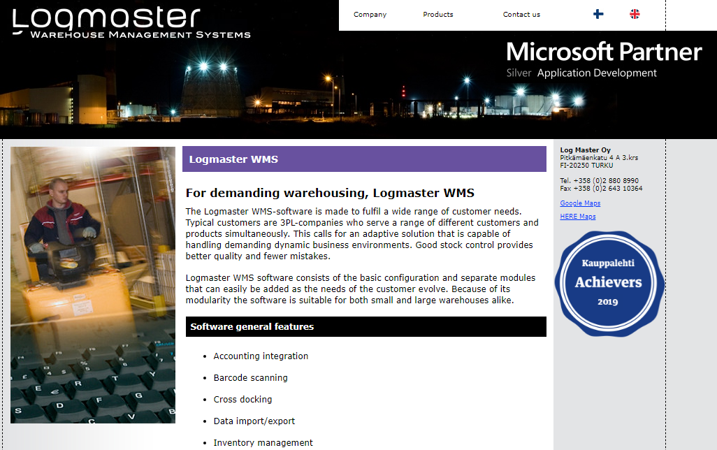 Logmaster WMS Screenshot 1