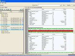 Main view with 2 open log files and expanded message tree 