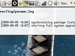 Notify from tray icon