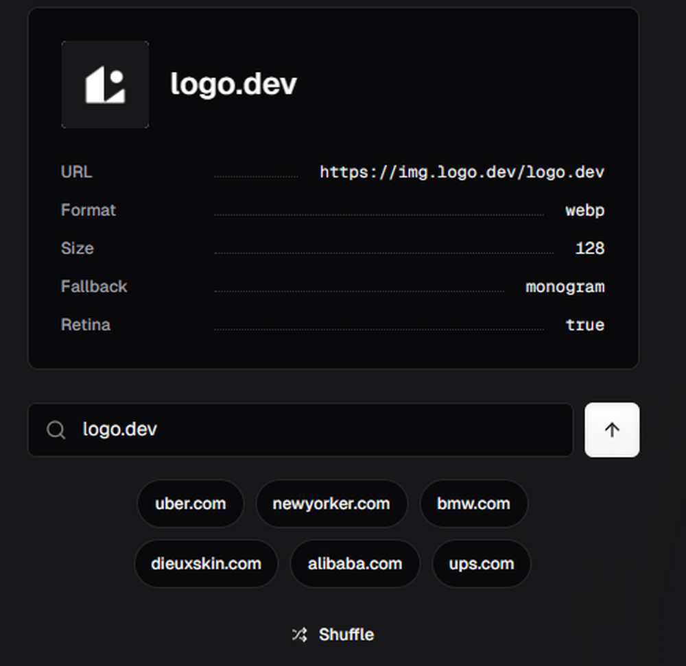 Logo.dev Screenshot 1