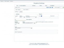 Registry object example