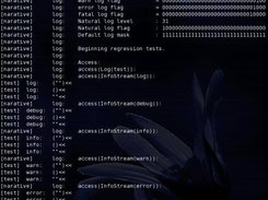 Log Plus Plus in action, screeming out a list of test data.