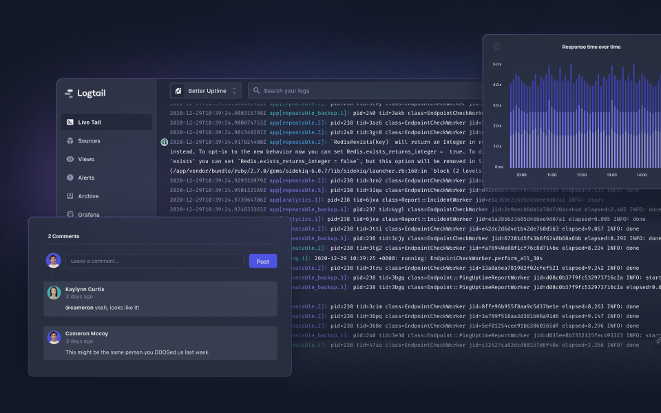 Logtail Screenshot 1