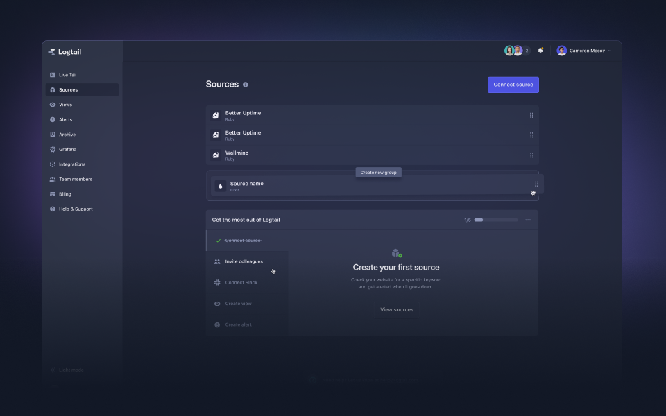 Logtail Screenshot 1