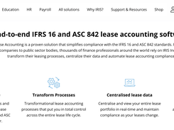 IRIS Lease Accounting Screenshot 1