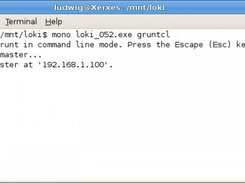 Loki in command line grunt mode; great for large farms.