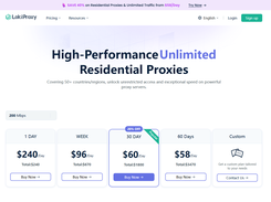 Unlimited Residential Proxies