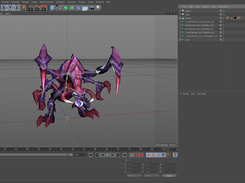 Cho'gath imported into Cinema4D