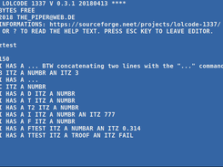 Internal editor C64 style