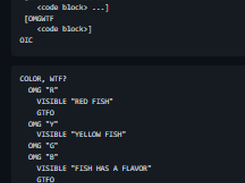 LOLCODE Screenshot 1