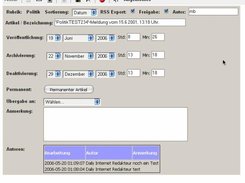 Lollop text editor (meta information about article)