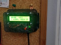 Device  showing weather