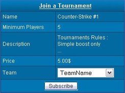 For Players: Join a Tournament