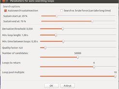 Loop search parameters