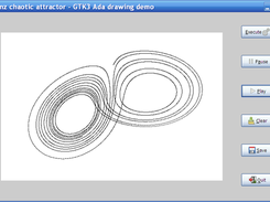 Lorenz attractor with Gtk3