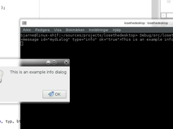 Simple message dialog