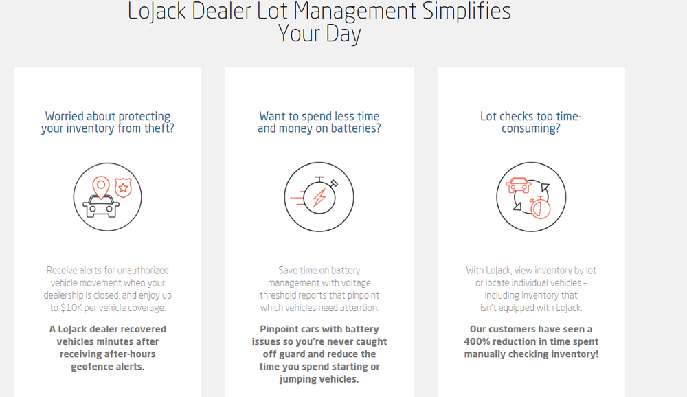 LoJack Dealer Screenshot 1