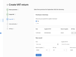 VAT return