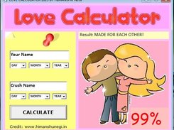 Love Calculator by Himanshu Negi