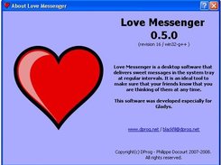 Love Messenger About box