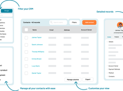 Contact Management made easy - Manage your contacts and registrations easily with a CRM that’s flexible around your needs. All the tools you need in one place – effortlessly communicate with your contacts and issue invoices.