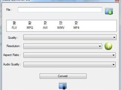 LoveFM VIdeo Converter Main Window