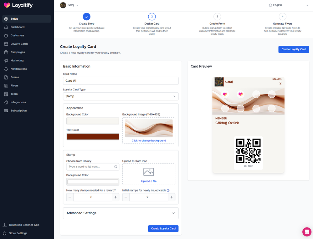 Platform Setup Flow