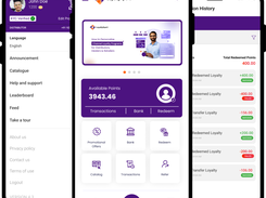 LoyaltyXpert Mobile Screen Dashboard