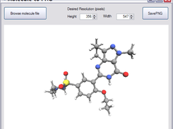 Molecule to PNG Exporter (with transparent background)