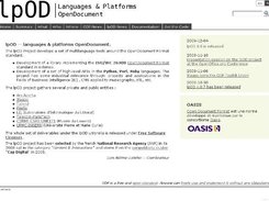 lpOD  languages & platforms OpenDocument Screenshot 1