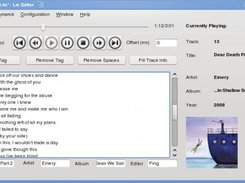 Lrc Editor 0.1.1 - Main Window