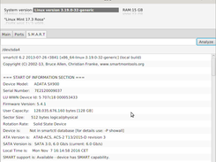 S.M.A.R.T data for SSD