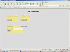 admin user control page